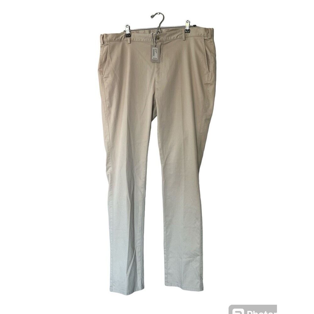 NWT Peter Millar Men's Size 40 Khaki Pants ME0B06 Pockets Stretch Inseam 36 In
